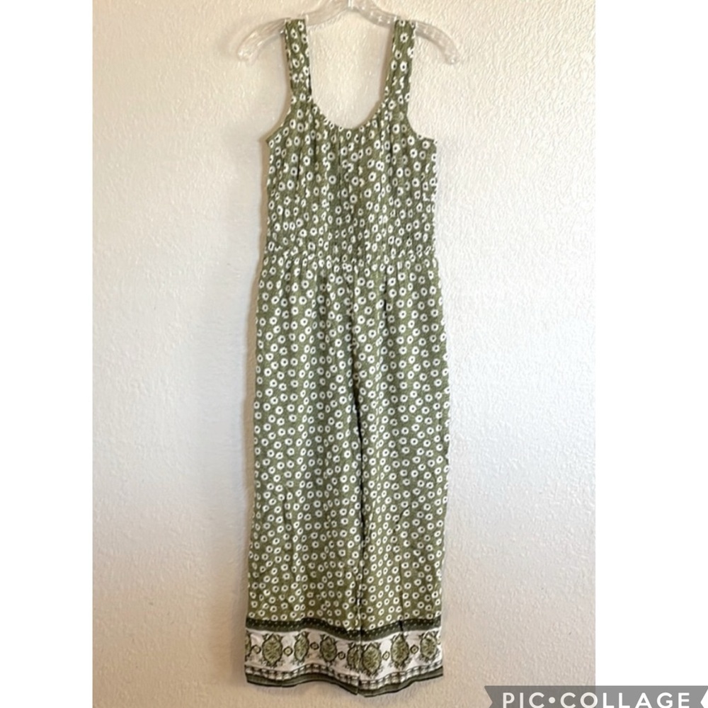 Maurices Green Sleeveless Jumpsuit Resort Wear